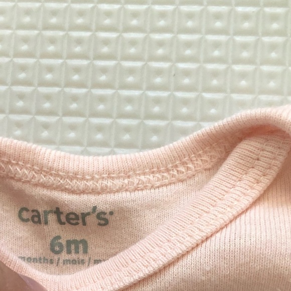 Carter’s|Baby girl set,light pink bodysuit onesie COUSIN CREW & diaper cover••• - Picture 6 of 6